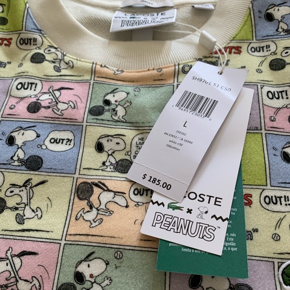 Unisex Lacoste x Peanuts Sweatshirt - Picture 2 of 3